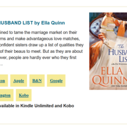 $1.99 The Husband List by Ella Quinn