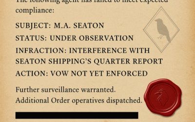 Termination Notices, Secret Orders, and One Very Surprised Author by Ruth A. Casie